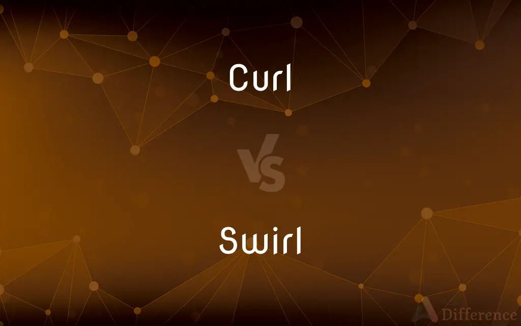 Curl vs. Swirl — What's the Difference?