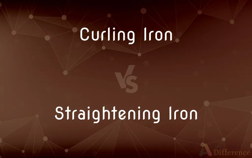 Curling Iron vs. Straightening Iron — What's the Difference?