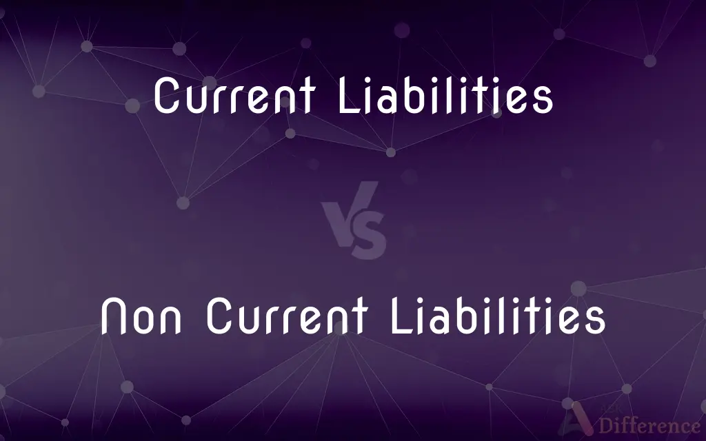 Current Liabilities vs. Non Current Liabilities — What's the Difference?