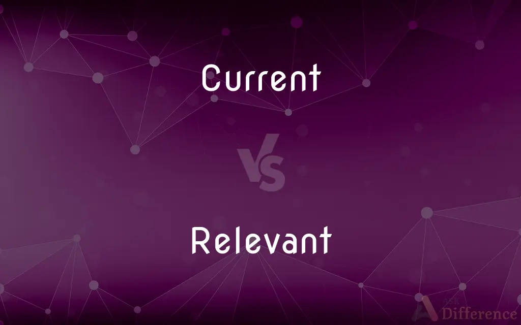 Current vs. Relevant — What's the Difference?