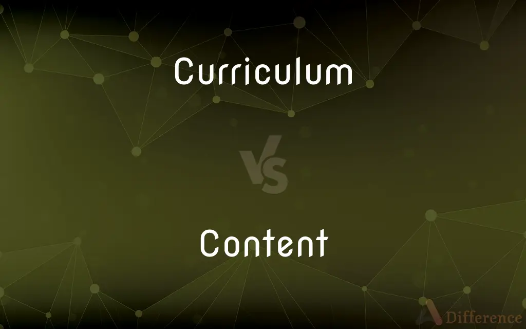 Curriculum vs. Content — What's the Difference?