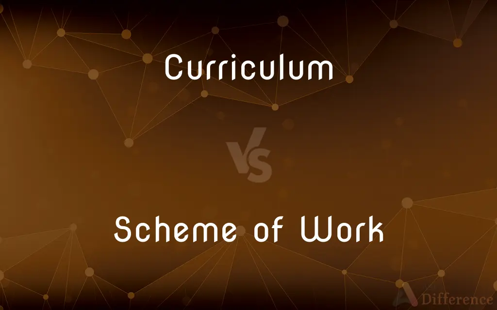 Curriculum vs. Scheme of Work — What's the Difference?