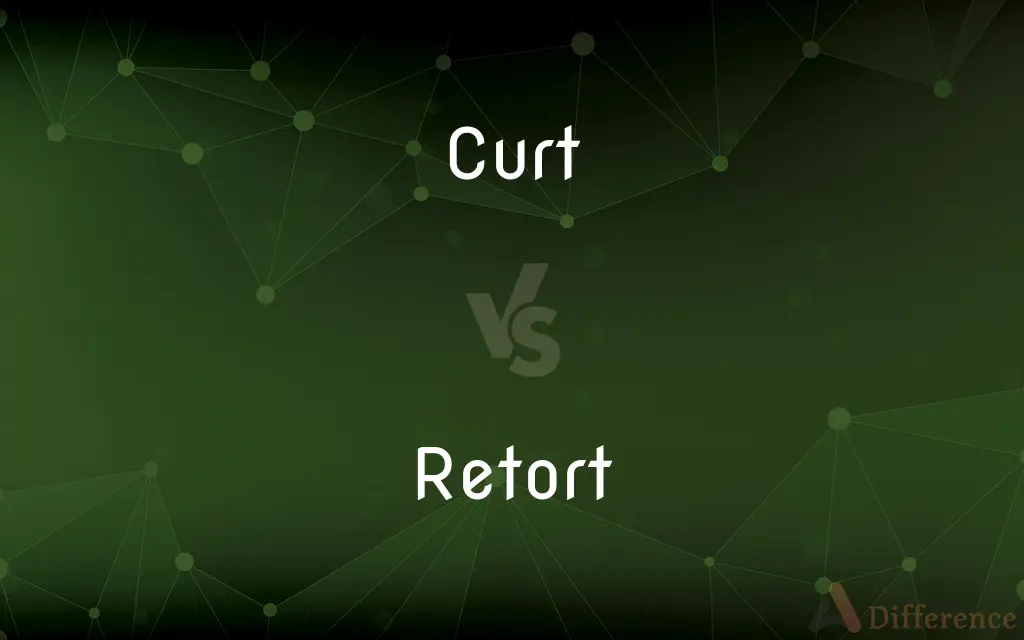 Curt vs. Retort — What's the Difference?