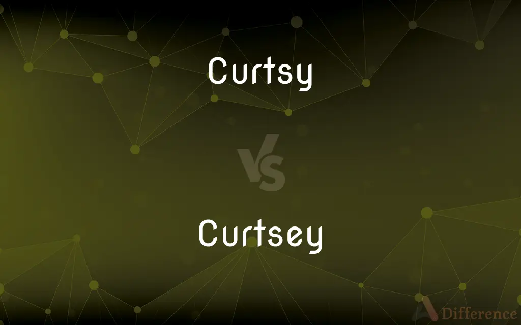 Curtsy vs. Curtsey — What's the Difference?