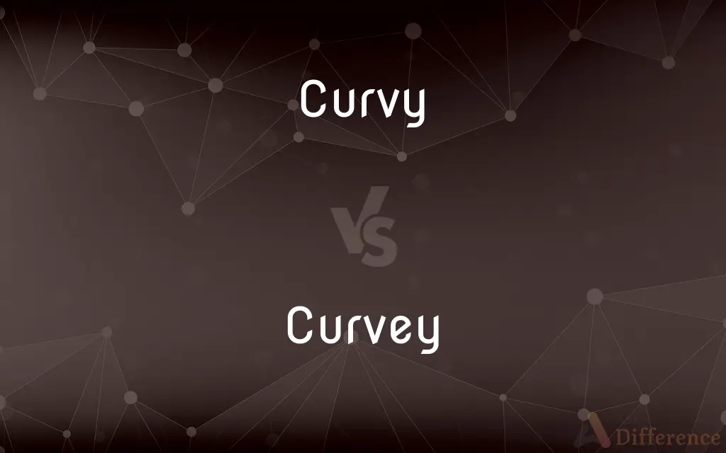 Curvy vs. Curvey — What's the Difference?