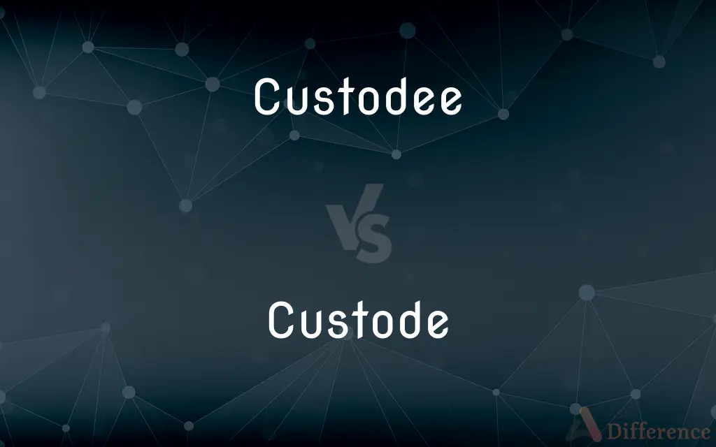 Custodee vs. Custode — What's the Difference?