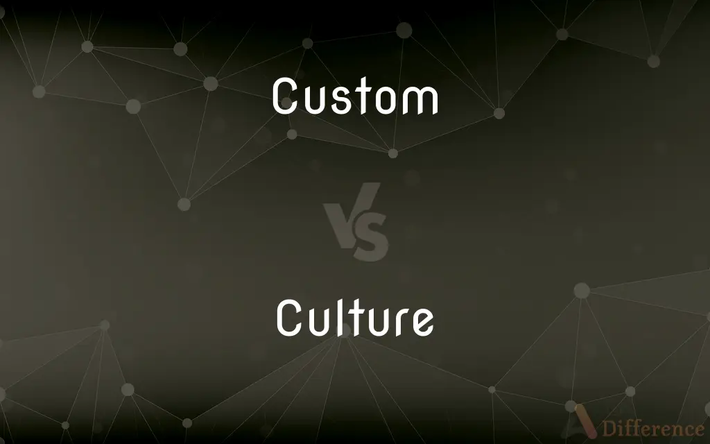 Custom vs. Culture — What's the Difference?