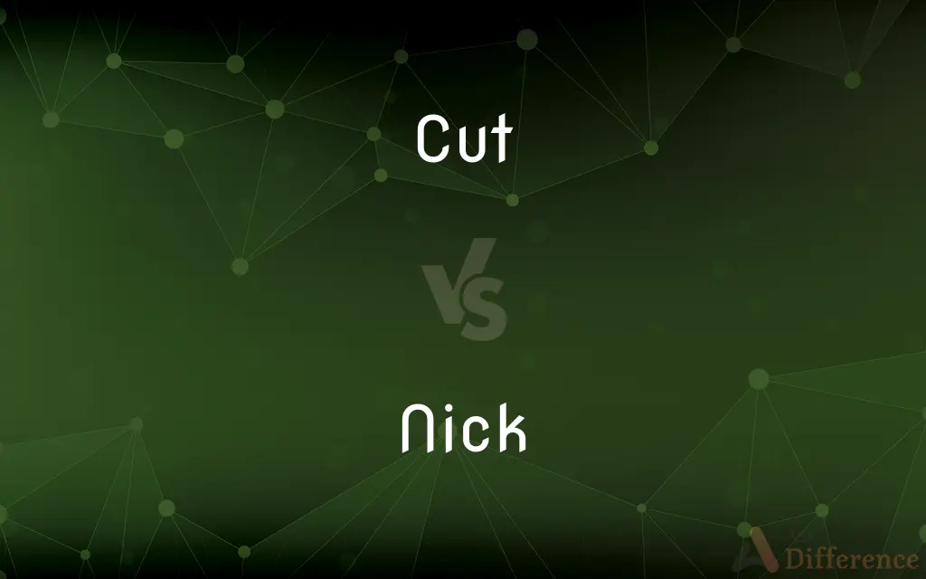 Cut vs. Nick — What's the Difference?