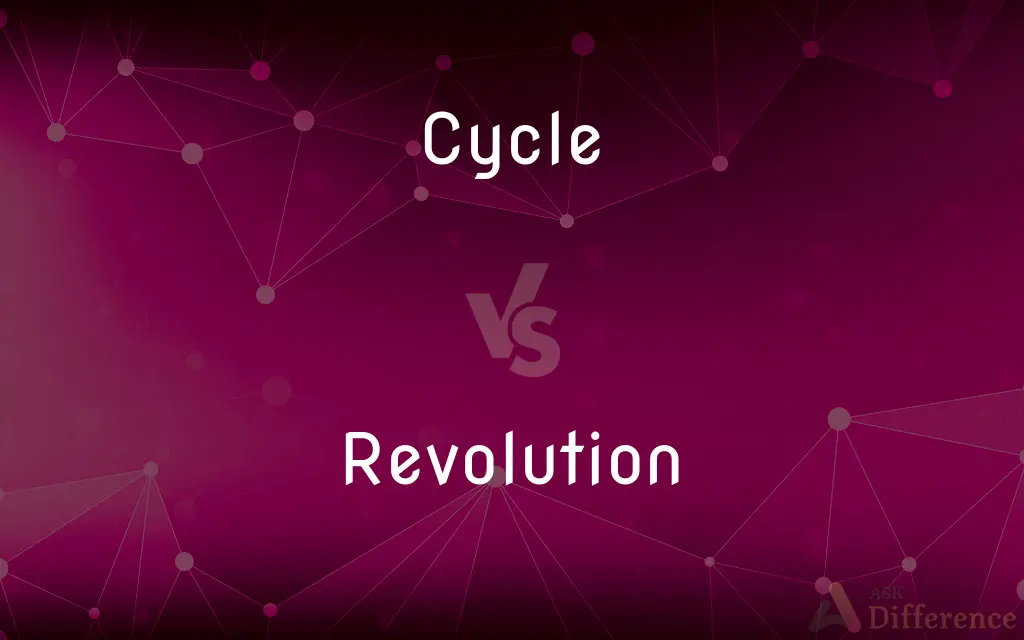 Cycle vs. Revolution — What's the Difference?