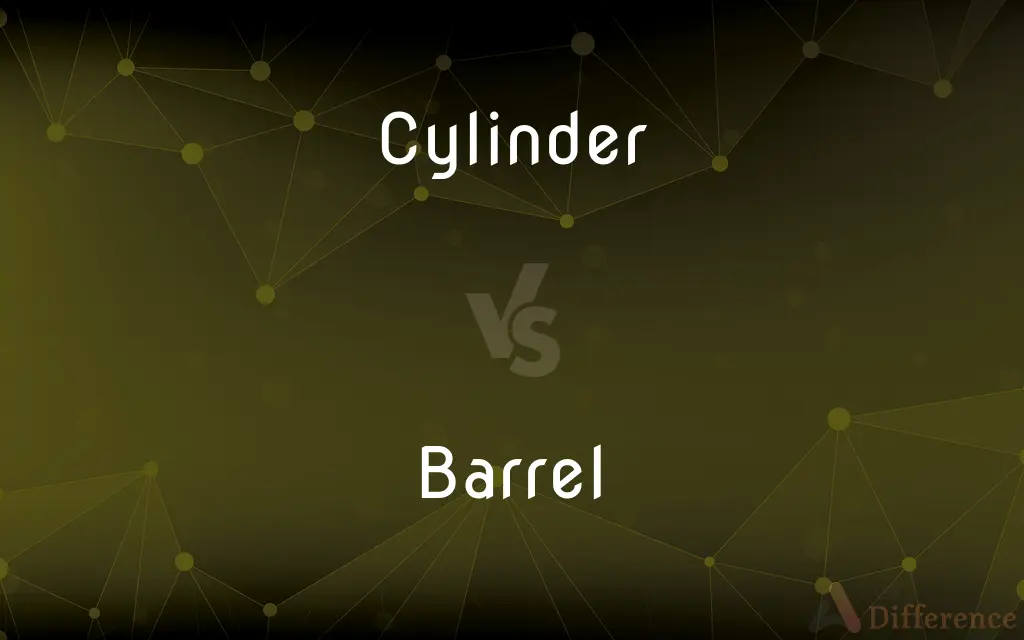 Cylinder vs. Barrel — What's the Difference?
