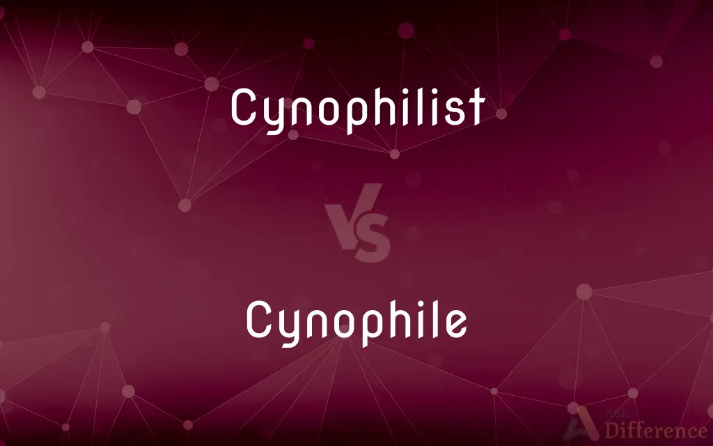 Cynophilist vs. Cynophile — What's the Difference?