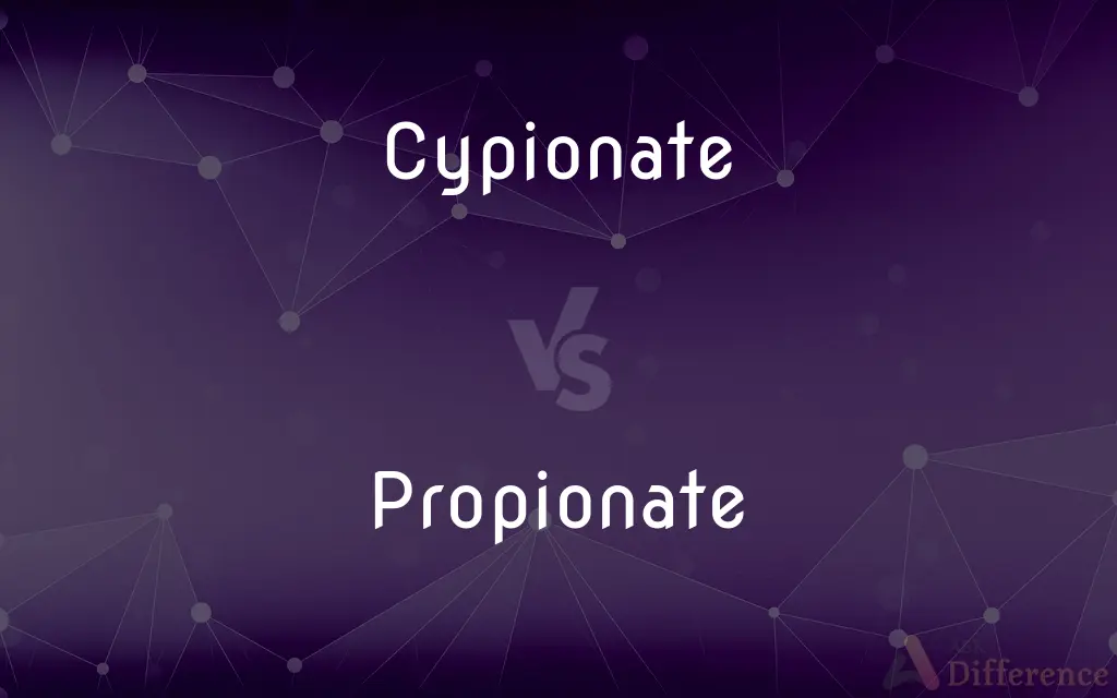Cypionate vs. Propionate — What's the Difference?