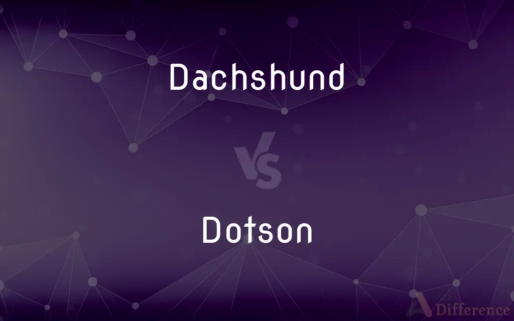 Dachshund vs. Dotson — What's the Difference?