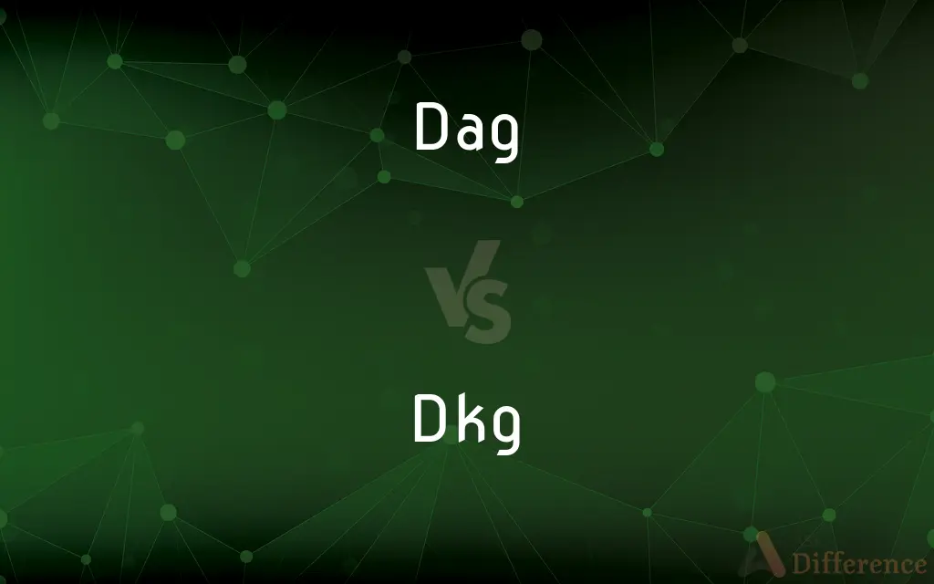 Dag vs. Dkg — What's the Difference?