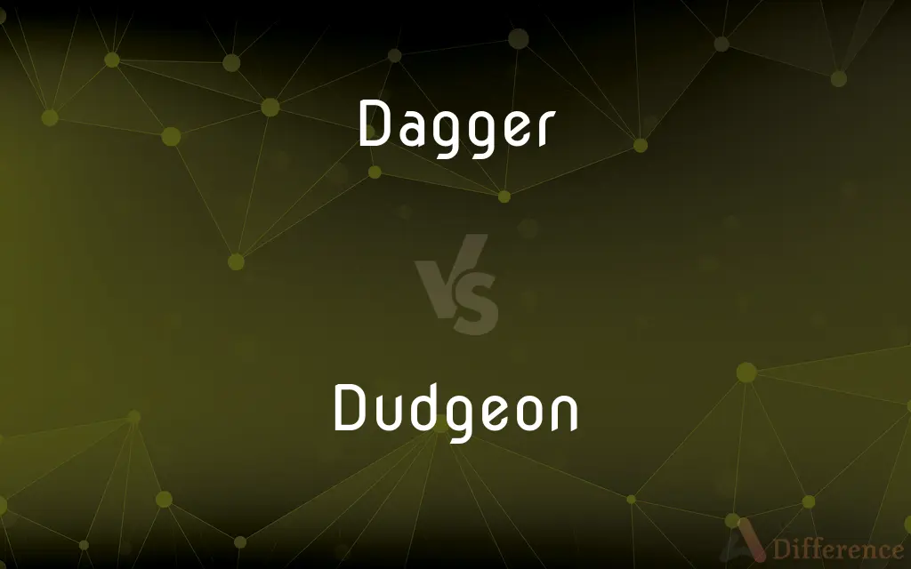 Dagger vs. Dudgeon — What's the Difference?