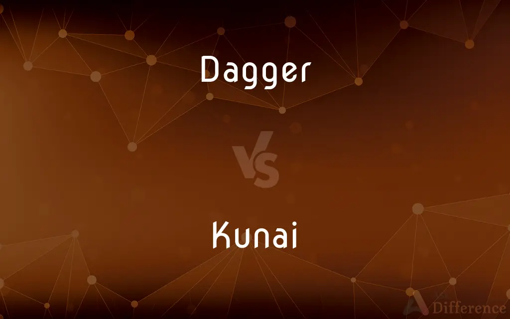 Dagger vs. Kunai — What's the Difference?