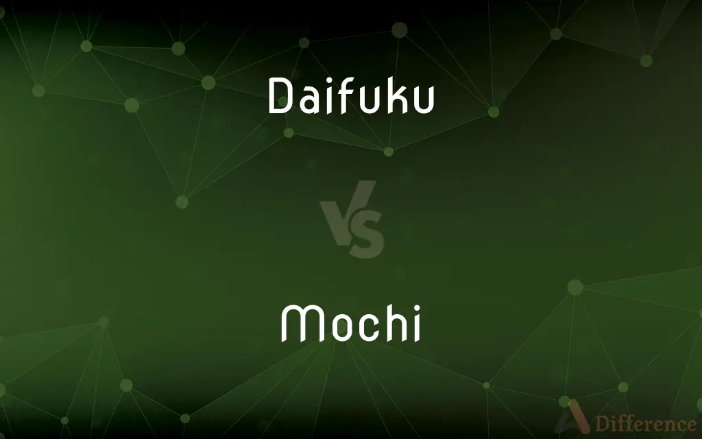 Daifuku vs. Mochi — What's the Difference?