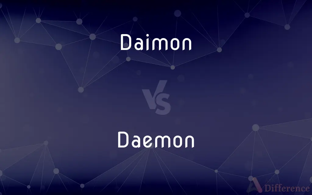 Daimon vs. Daemon — What's the Difference?