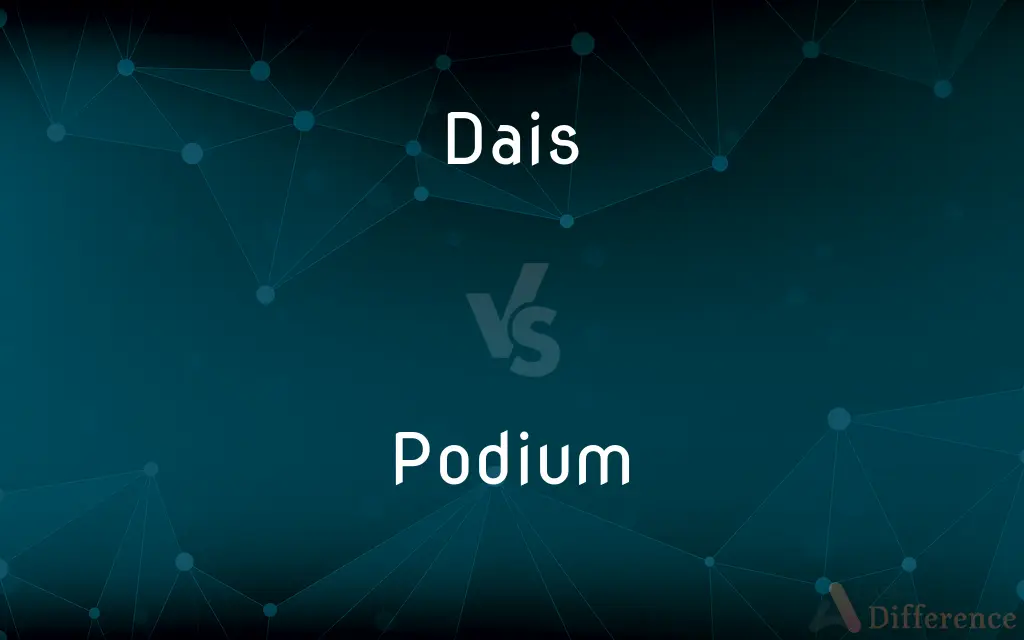 Dais vs. Podium — What's the Difference?