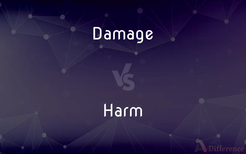 Damage vs. Harm — What's the Difference?