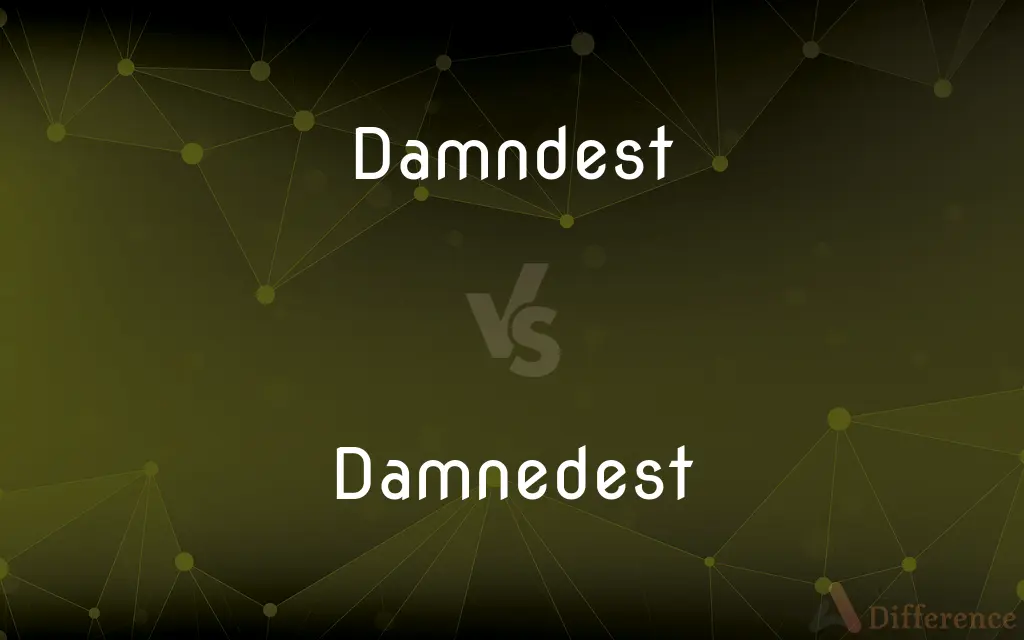 Damndest vs. Damnedest — Which is Correct Spelling?