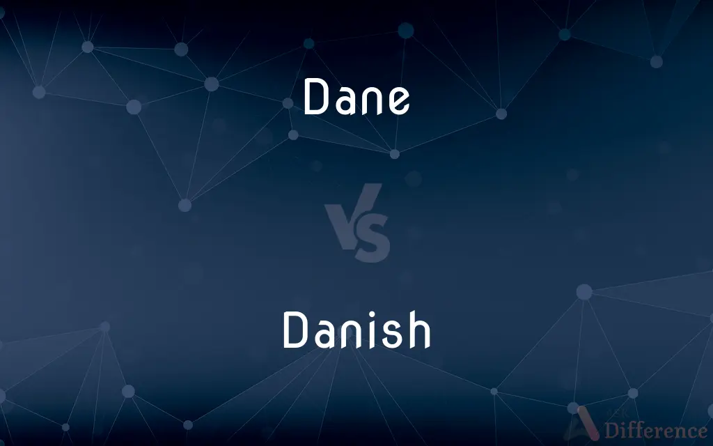 Dane vs. Danish — What's the Difference?