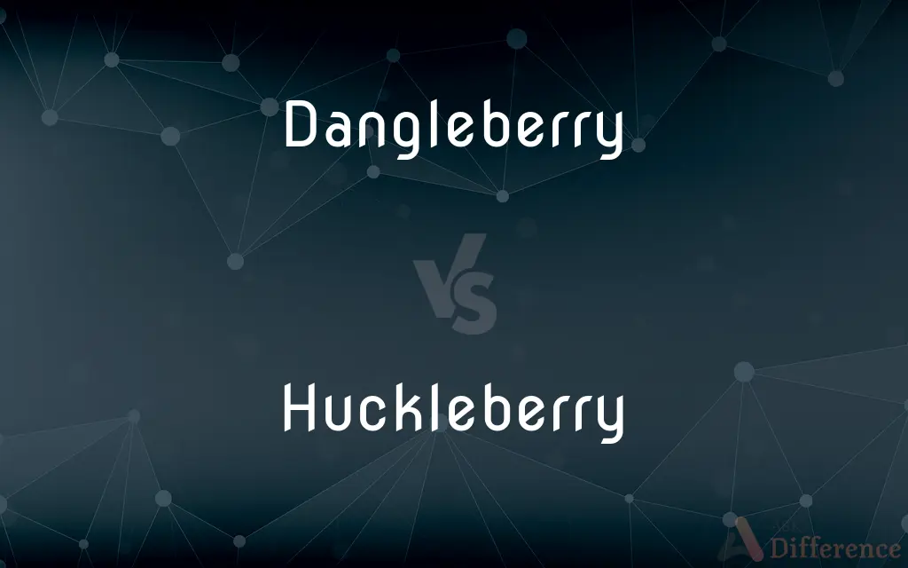 Dangleberry vs. Huckleberry — What's the Difference?