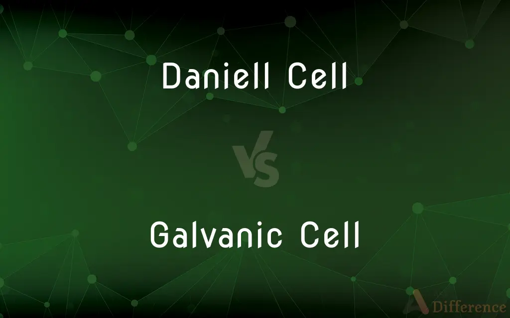 Daniell Cell vs. Galvanic Cell — What's the Difference?