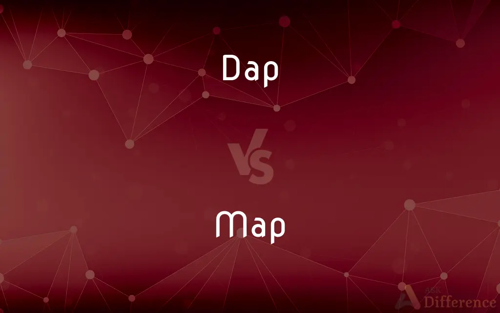 Dap vs. Map — What's the Difference?