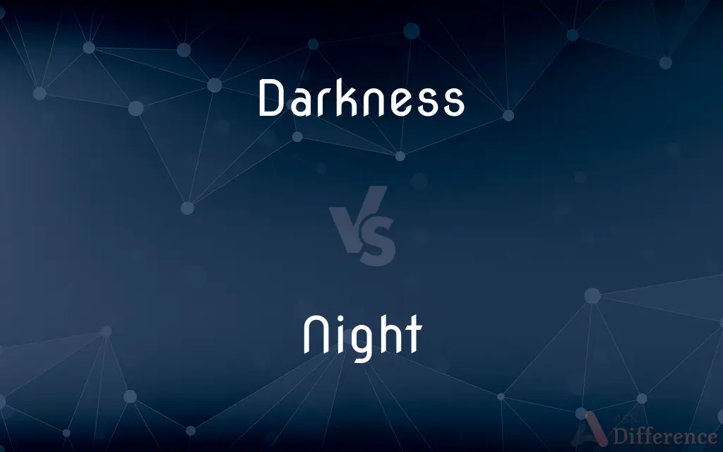 Darkness vs. Night — What's the Difference?