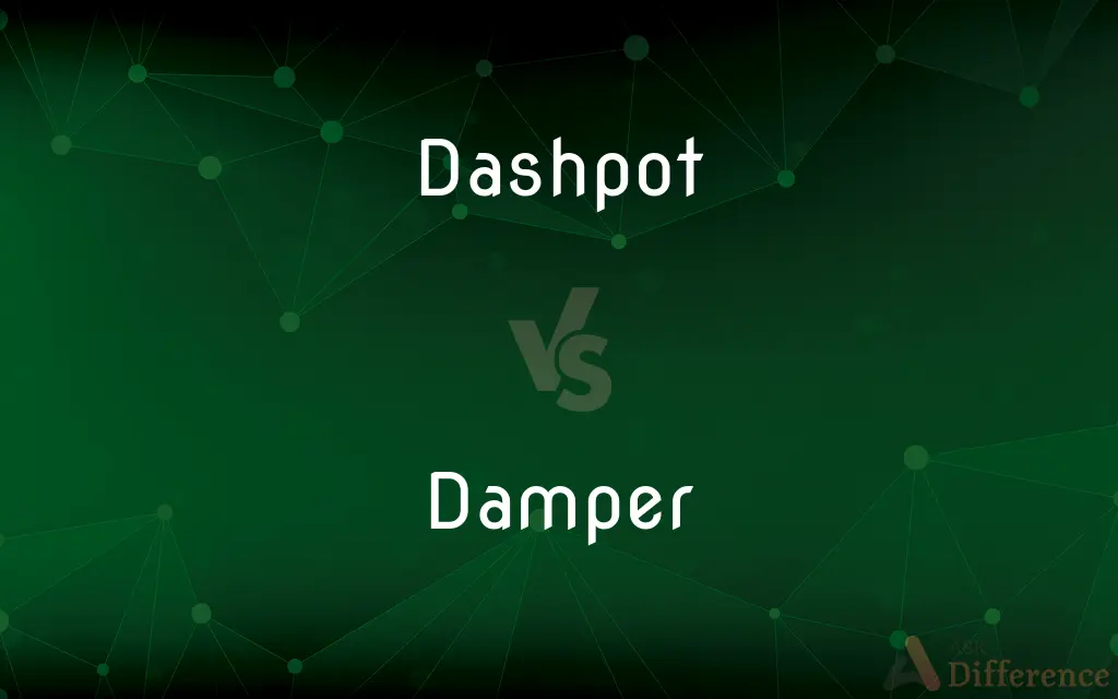 Dashpot vs. Damper — What's the Difference?