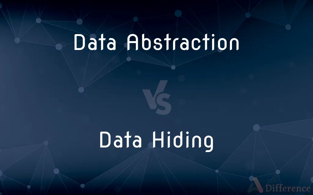 Data Abstraction vs. Data Hiding — What's the Difference?