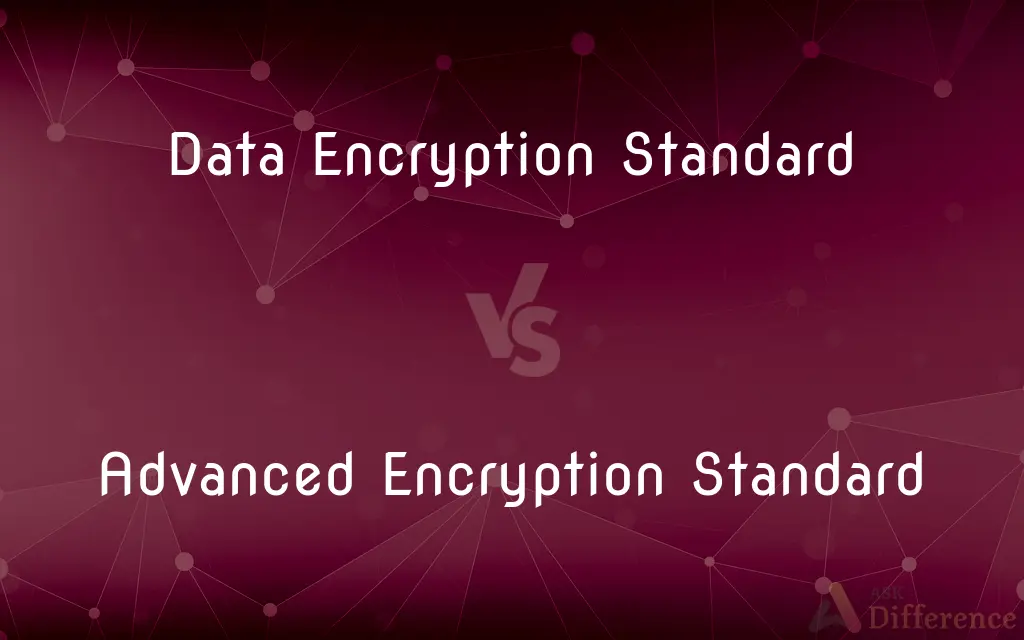 Data Encryption Standard vs. Advanced Encryption Standard — What's the Difference?