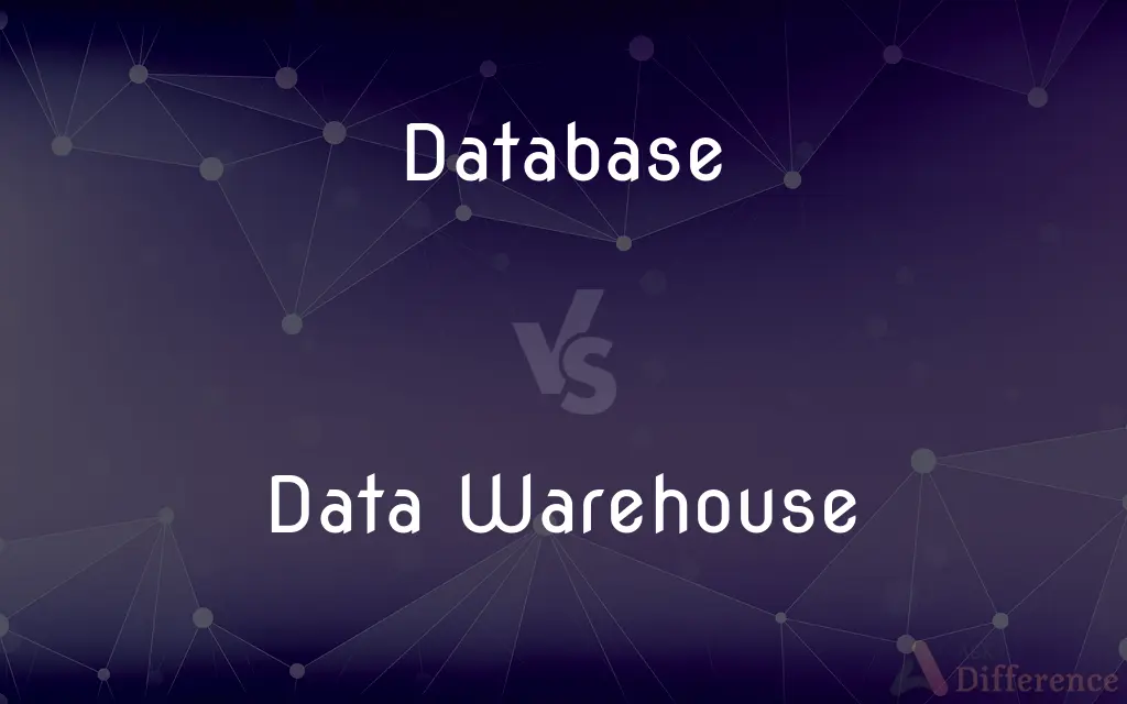 Database vs. Data Warehouse — What's the Difference?