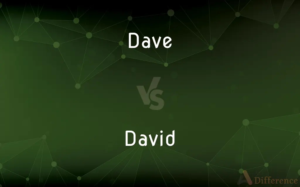 Dave vs. David — What's the Difference?
