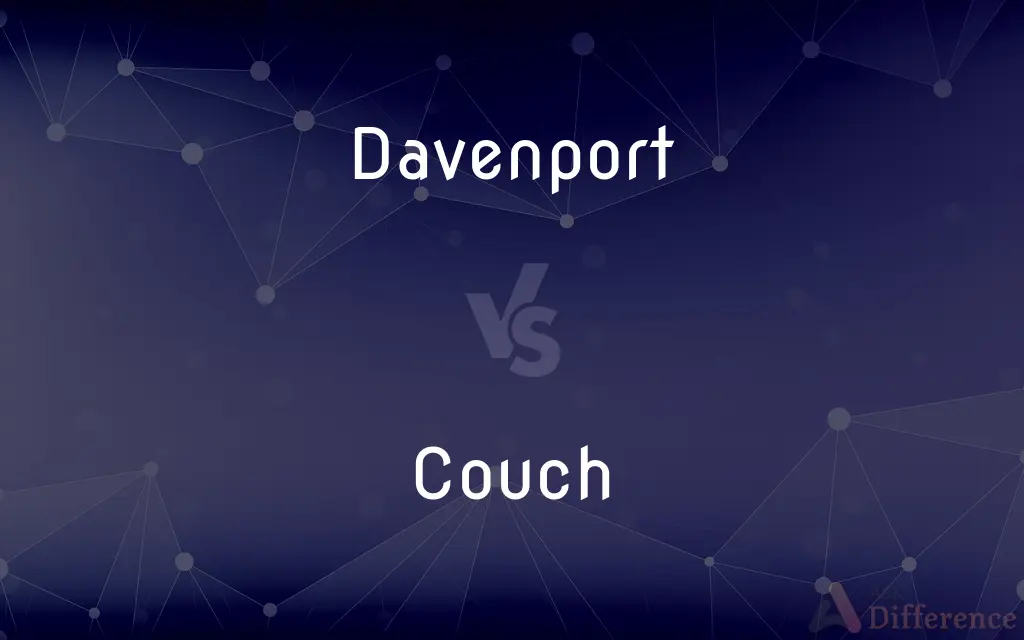 Davenport vs. Couch — What's the Difference?
