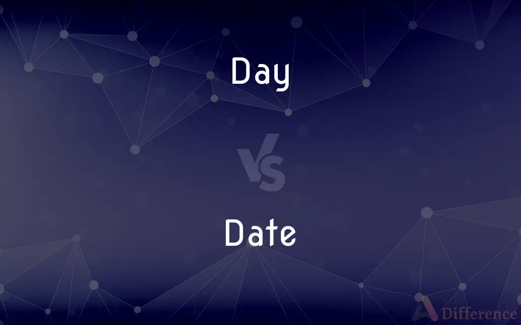 Day vs. Date — What's the Difference?