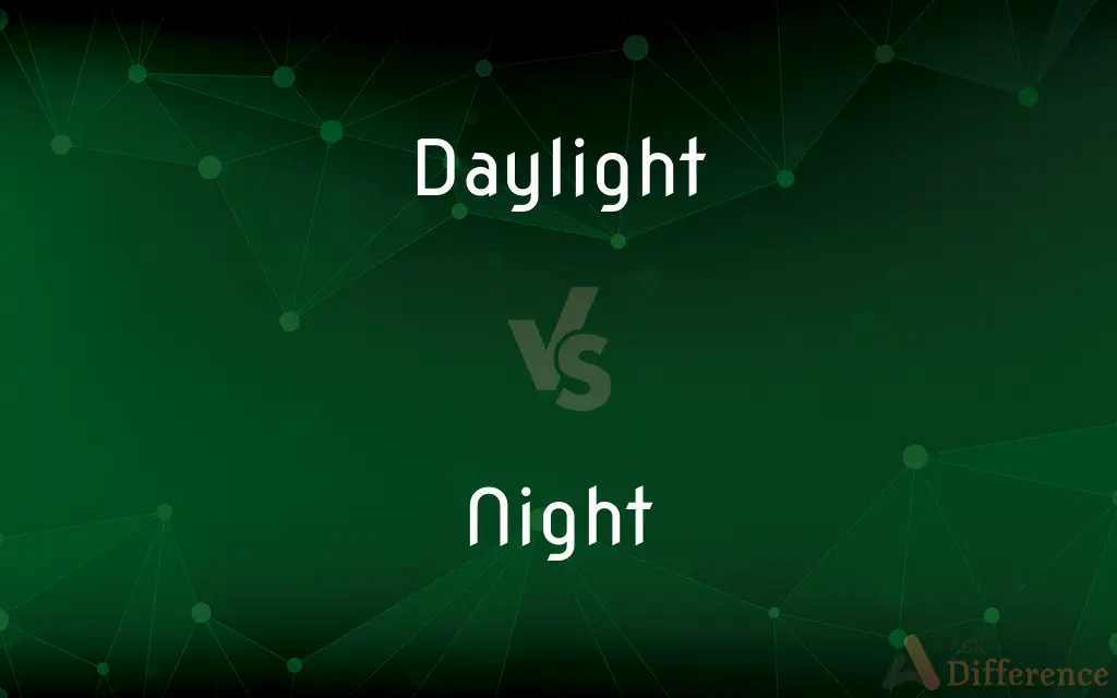 Daylight vs. Night — What's the Difference?