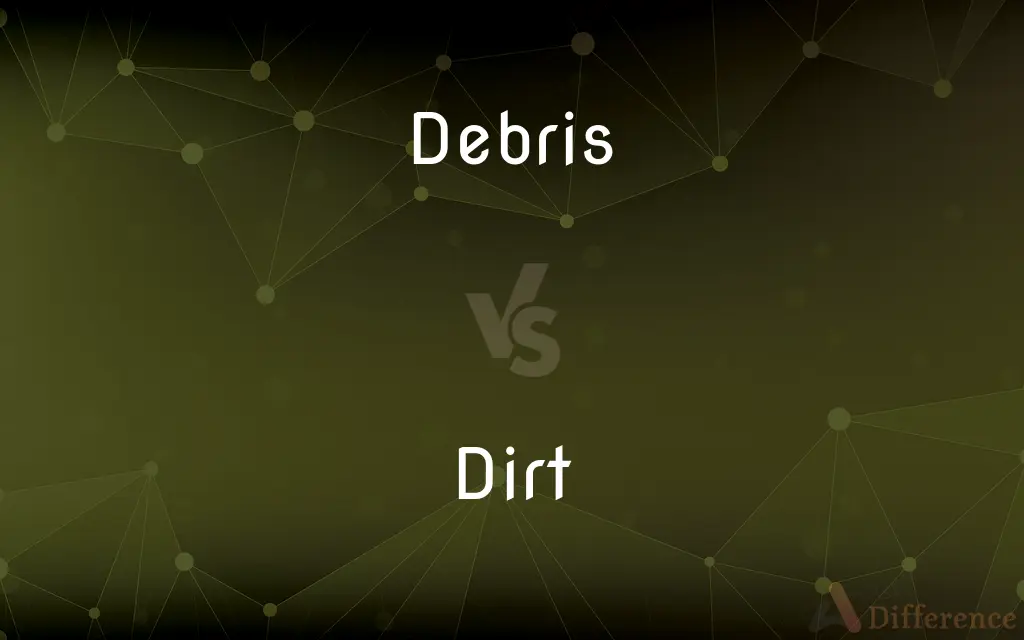 Debris vs. Dirt — What's the Difference?