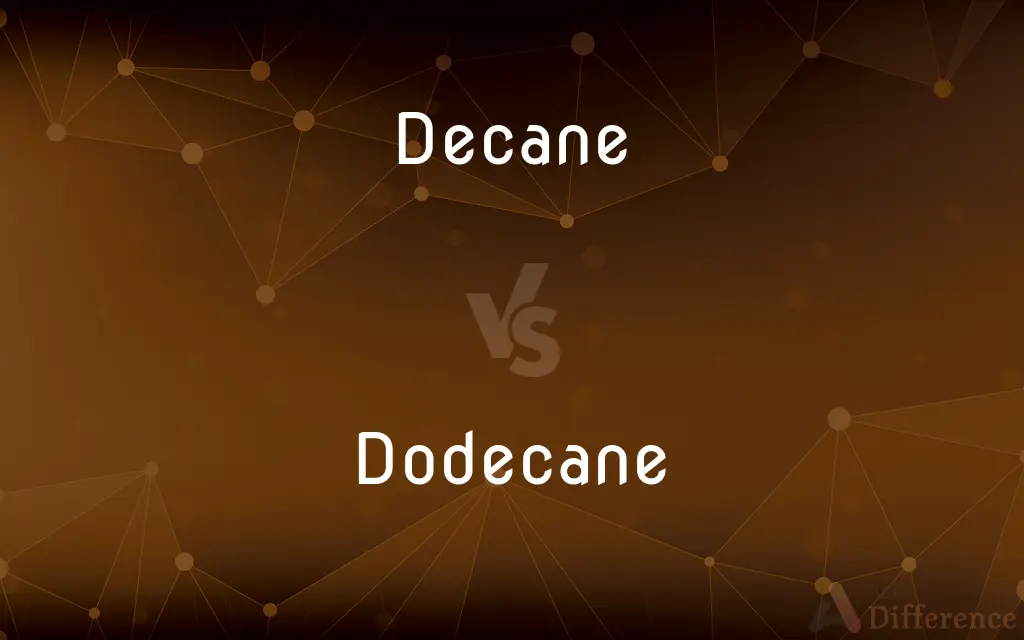 Decane vs. Dodecane — What's the Difference?