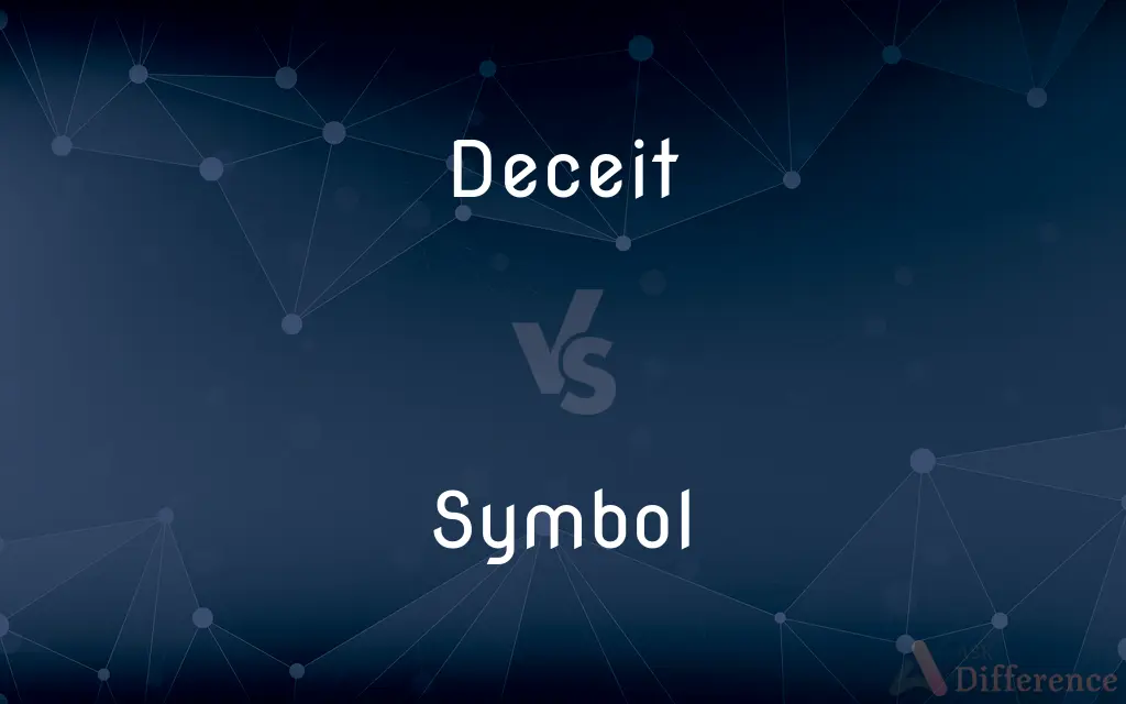 Deceit vs. Symbol — What's the Difference?
