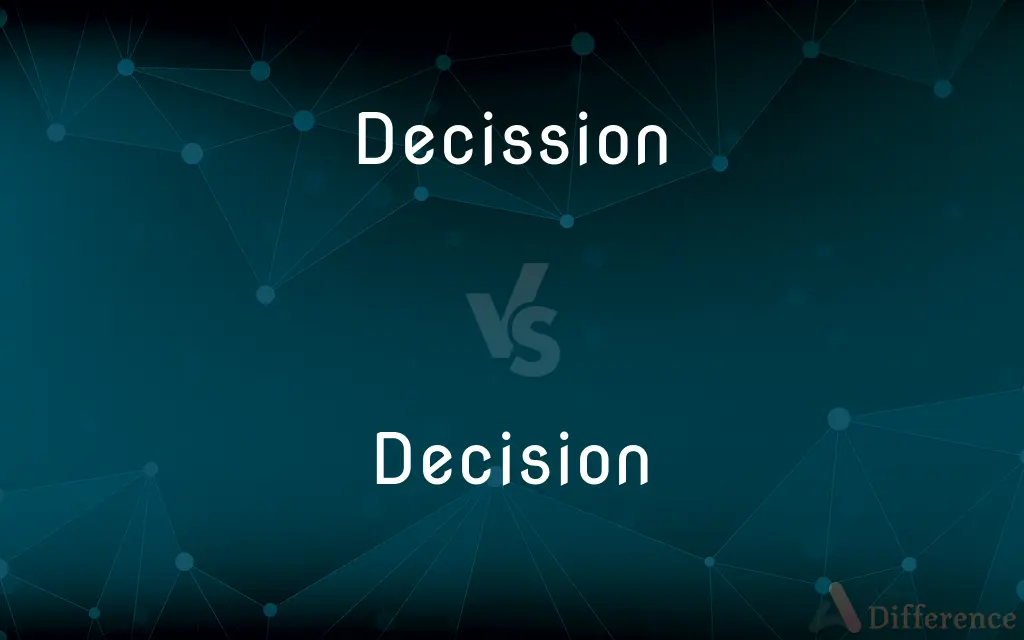 Decission vs. Decision — Which is Correct Spelling?