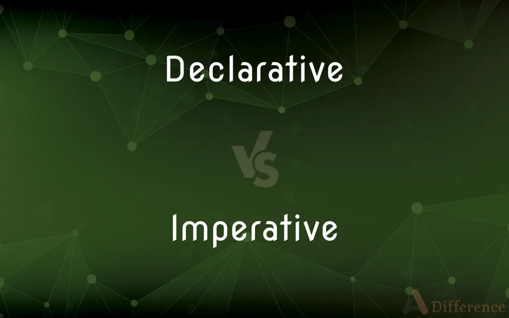 Declarative vs. Imperative — What's the Difference?