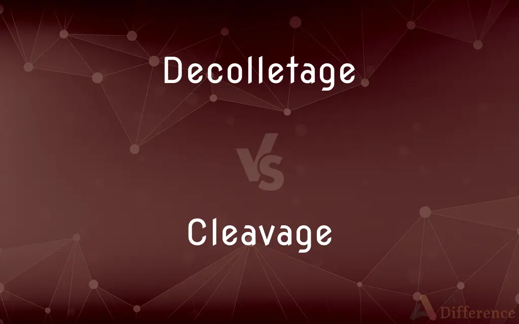Decolletage vs. Cleavage — What's the Difference?