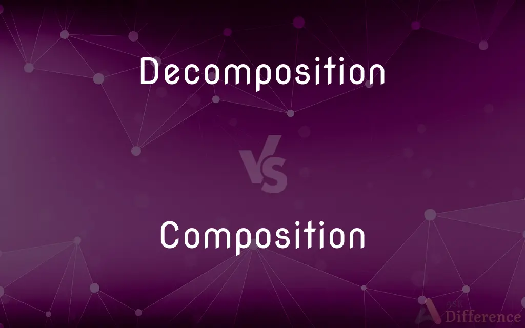 Decomposition vs. Composition — What's the Difference?