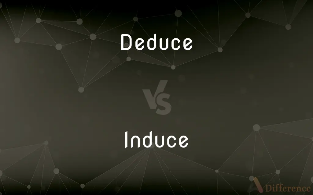 Deduce vs. Induce — What's the Difference?