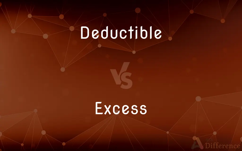 Deductible vs. Excess — What's the Difference?