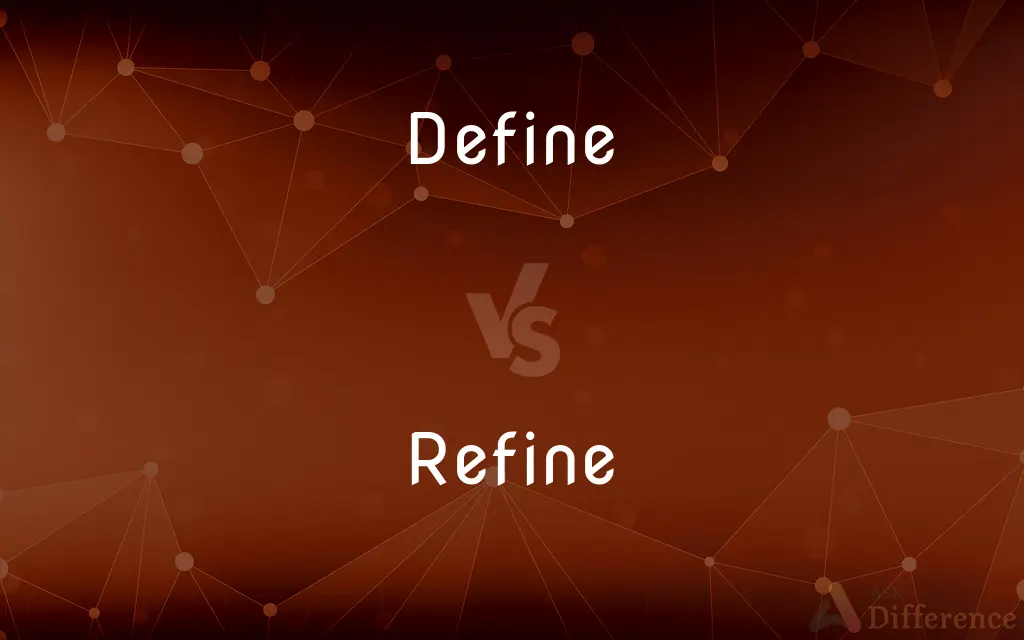 Define vs. Refine — What's the Difference?