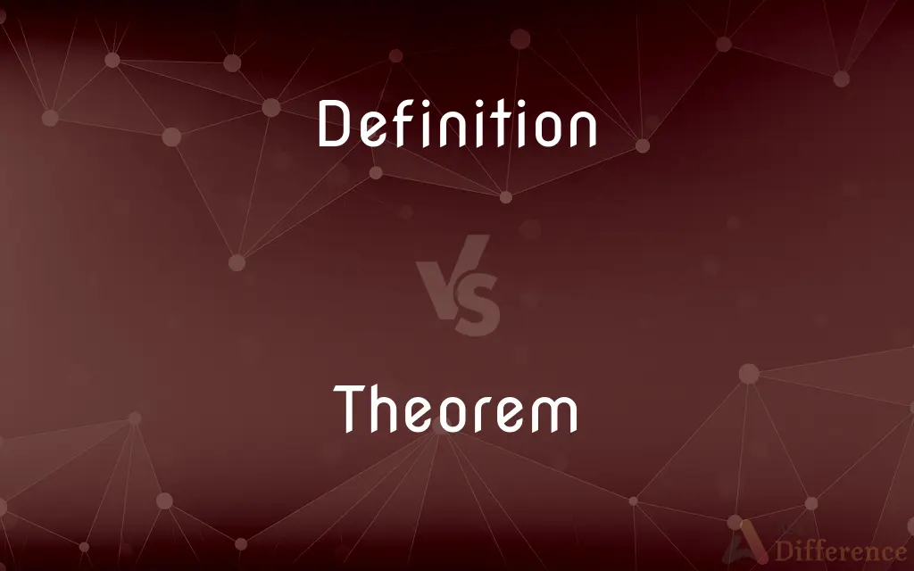 Definition vs. Theorem — What's the Difference?