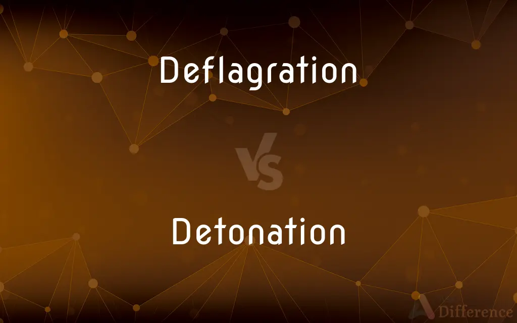 Deflagration vs. Detonation — What's the Difference?